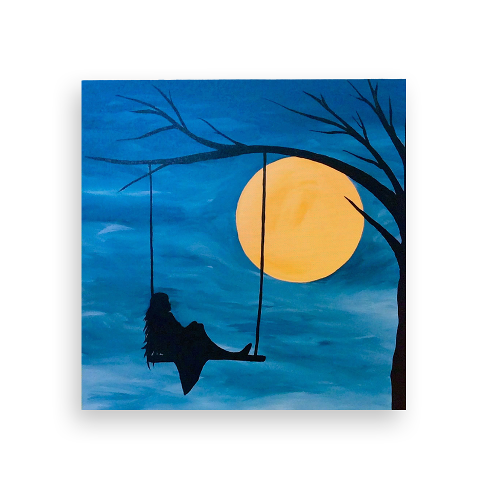 Custom Square Canvas Design · Print · Deliver