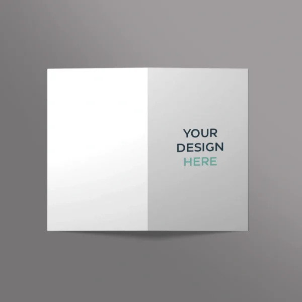 A5 size Single Fold Brochure