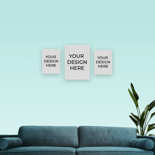 Custom Line up Canvas Arrangement
