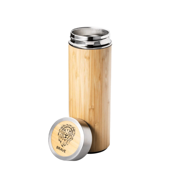 Custom designed Bamboo Flask image gallery