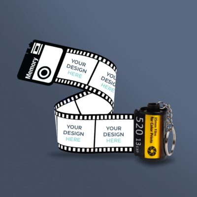 Custom designed Film Roll Keychain