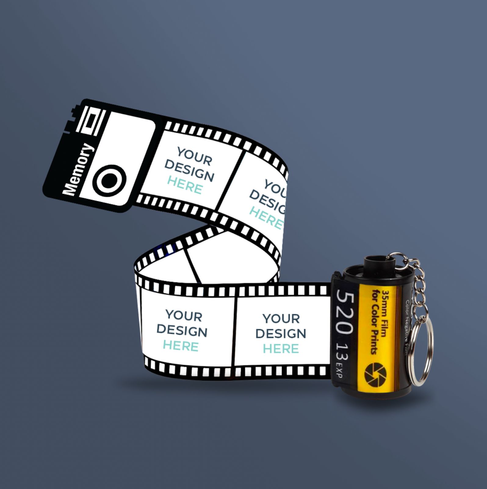 Film Roll Keychain 